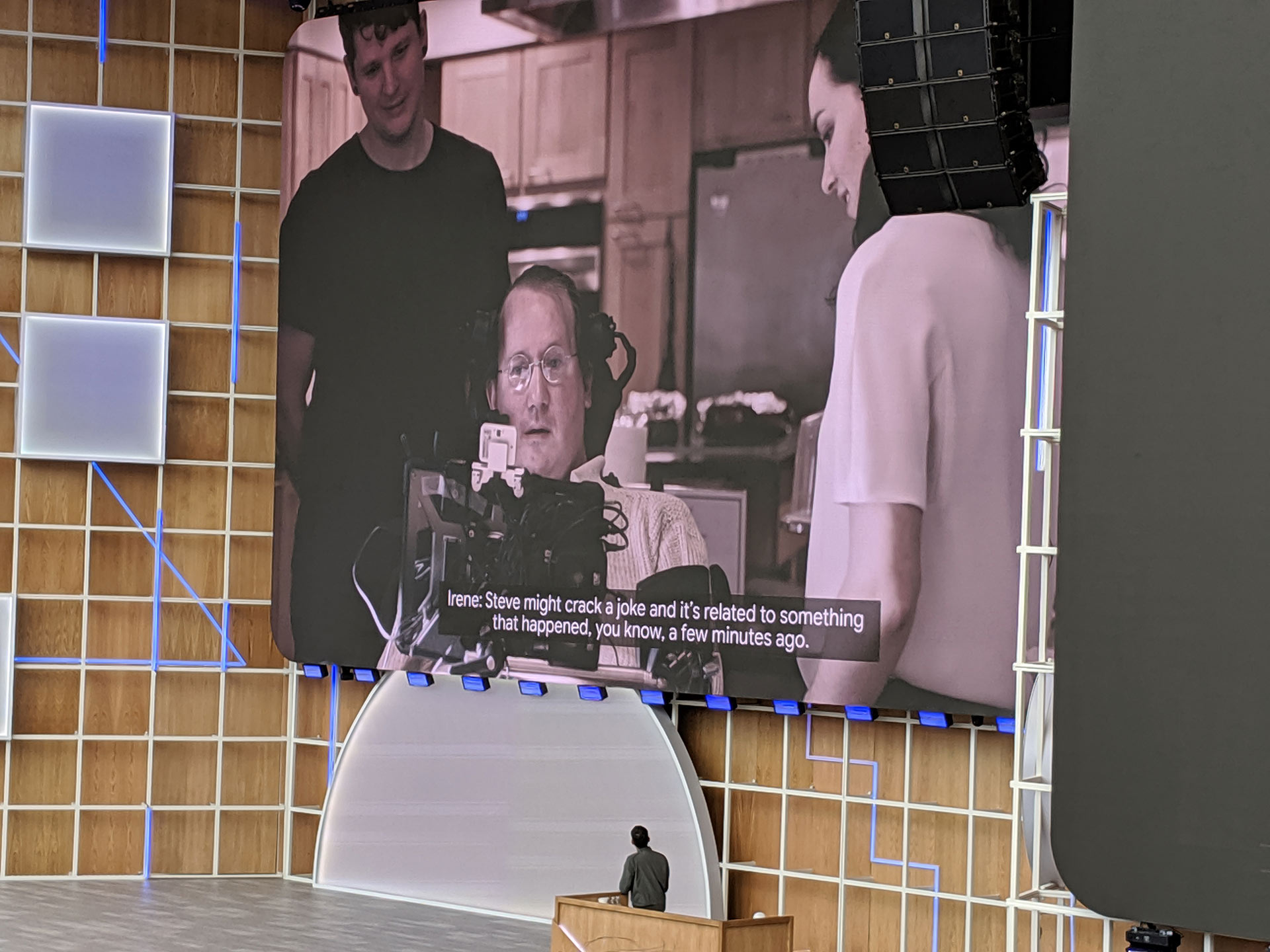Sundar Pichai, Steve Saling, myself and Irene Alvarado during the Google I/O Keynote Sundar Pichai, Steve Saling, myself and Irene Alvarado during the Google I/O Keynote