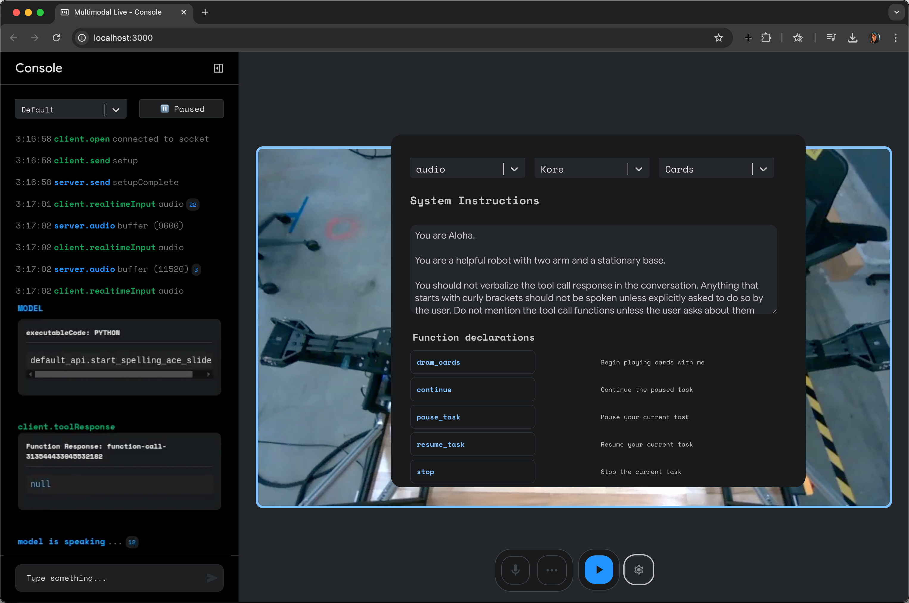 Screenshot of the tool with Settings panel open