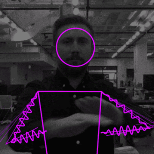 Jason Farrell of Use All Five using Creatability's Body Synth to create music