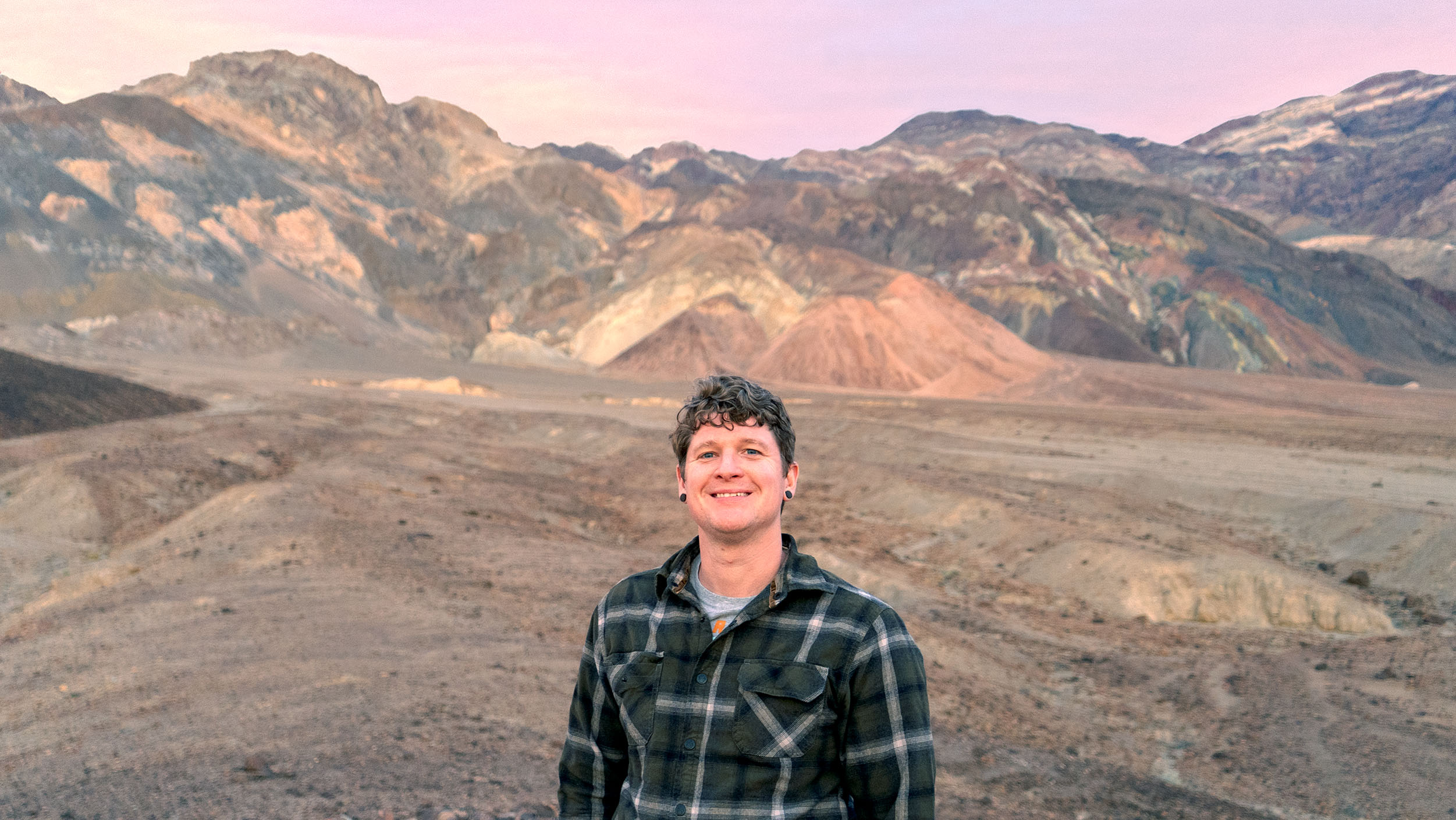 Hiking in Death Valley A photo of me at Death Valley, CA
